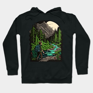 Cute Hiker Design - Buy and Plant a Tree Hoodie